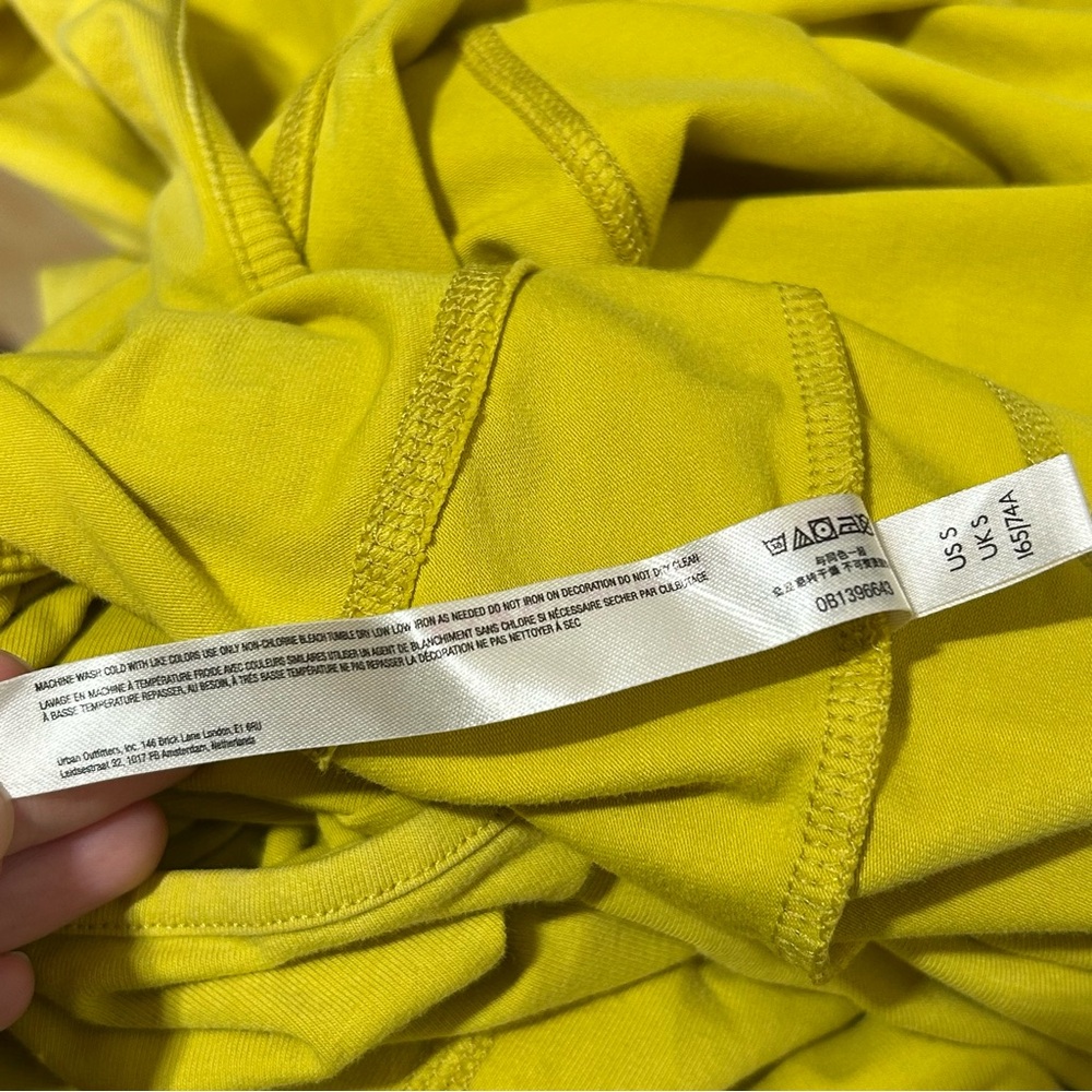 Free People Movement Hot Shot Long Sleeve Jumpsuit One Piece Yellow Small - Picture 13 of 16